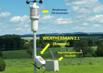 Der WEATHERMAN 2.1 …die ideale Wetterstation für die Hausautomation